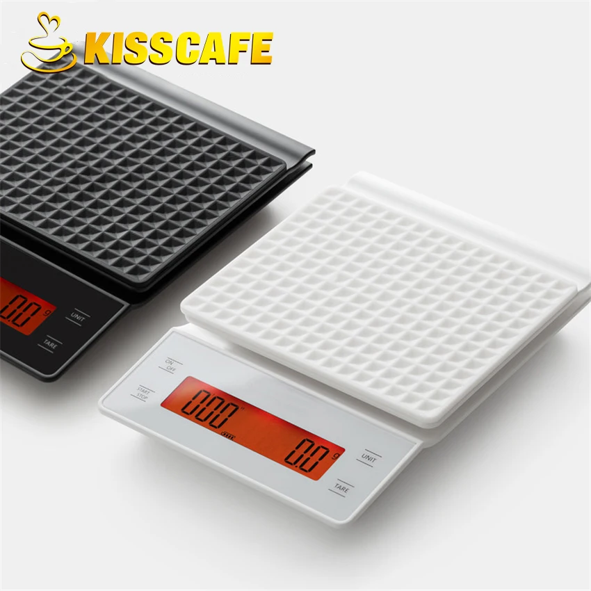 Портативные электронные весы для дома бариста с ЖК дисплеем и таймером