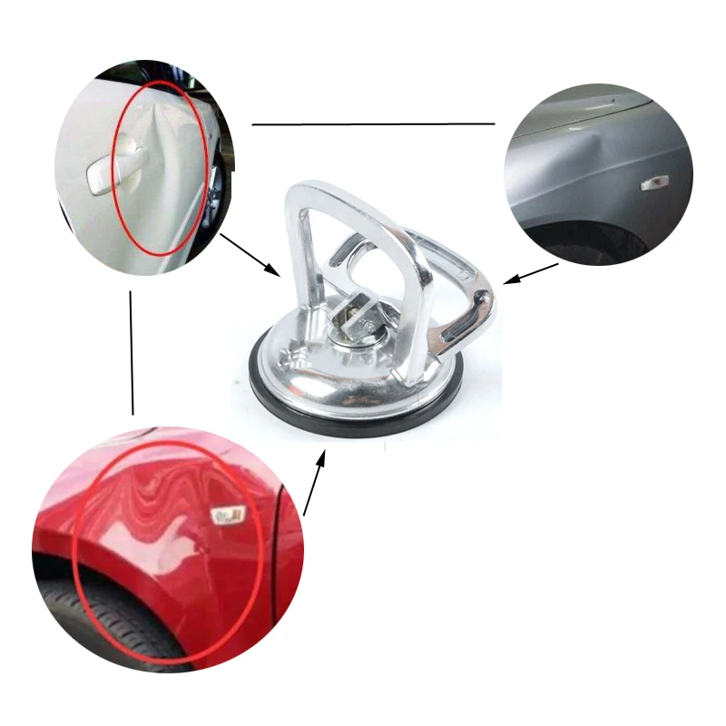 

11.5cm * 10cm Car Dent Remover Aluminum Alloy Body Strong Suction Cup Car Dent Repair Tool Repair Tool Auto Parts