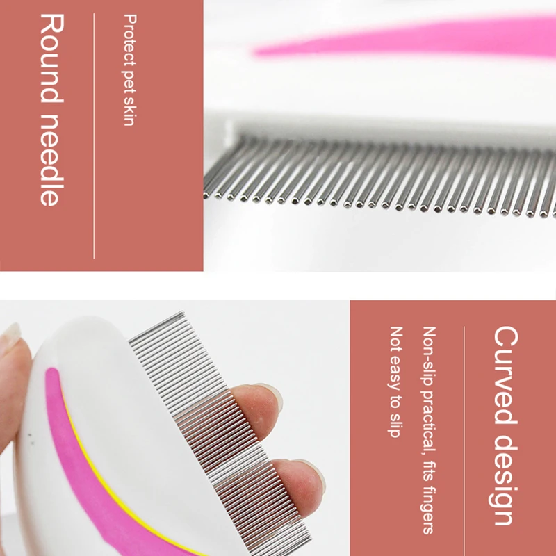 Расческа для домашних животных маленькая расческа груминга простая с белой