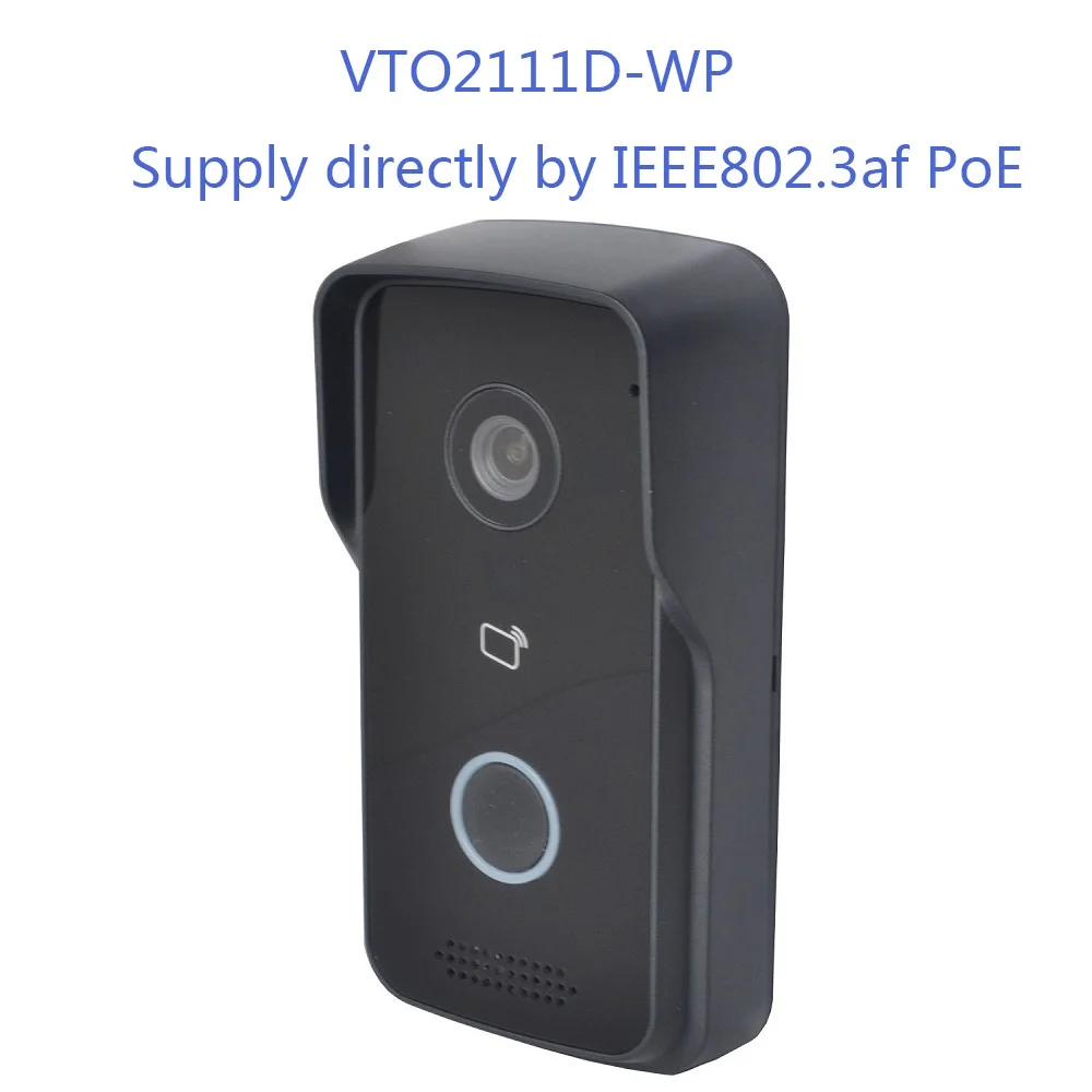 DH логотип Многоязычная VTO2111D WP S1 802.3af PoE IP вилла WiFi дверной звонок видеодомофон ip