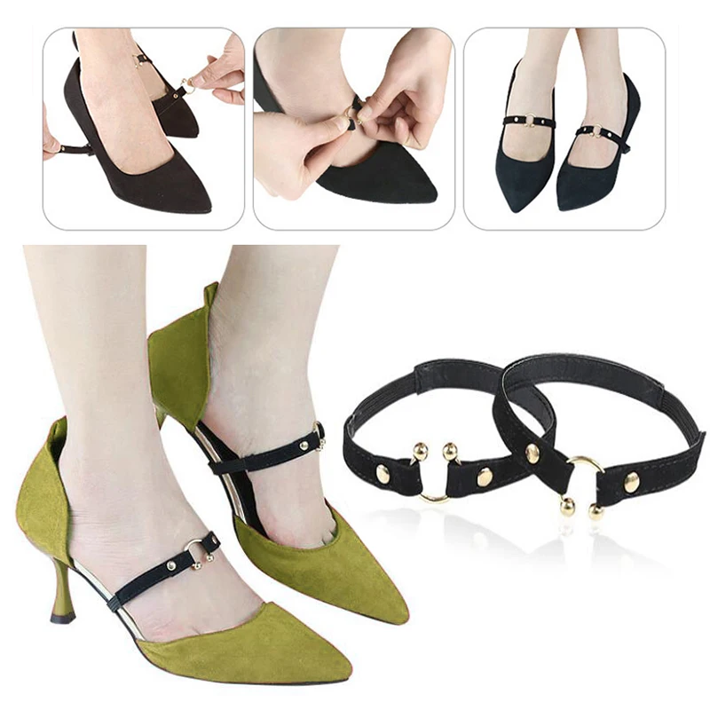 Женские шнурки для обуви Нескользящие без завязывания на высоком каблуке