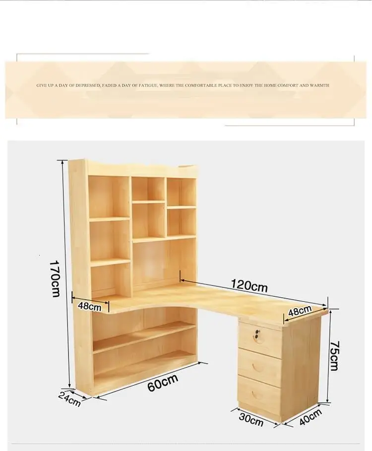 Biurko Escrivaninha Mesa Portatil Escritorio Mueble кровать Pliante Ретро деревянная прикроватная подставка для ноутбука стол с книжным шкафом