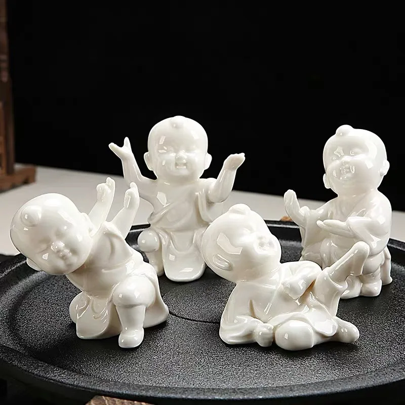 Креативный подстаканник из белого фарфора домашнее украшение для питомцев