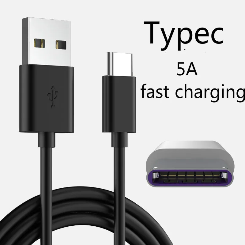 

Зарядный кабель USB Type-C, 5 А, для Huawei Honor p10 P20 mate 20