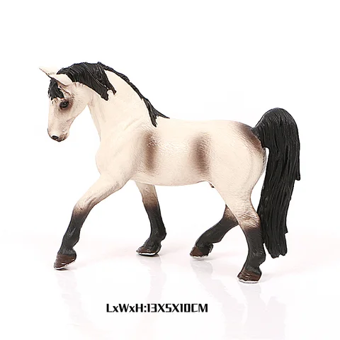 Экшн-фигурка Kleizdale Hanover appталаsa, моделирующая твердая лошадь, развивающая ферма, стабильная фигурка, детская игрушка