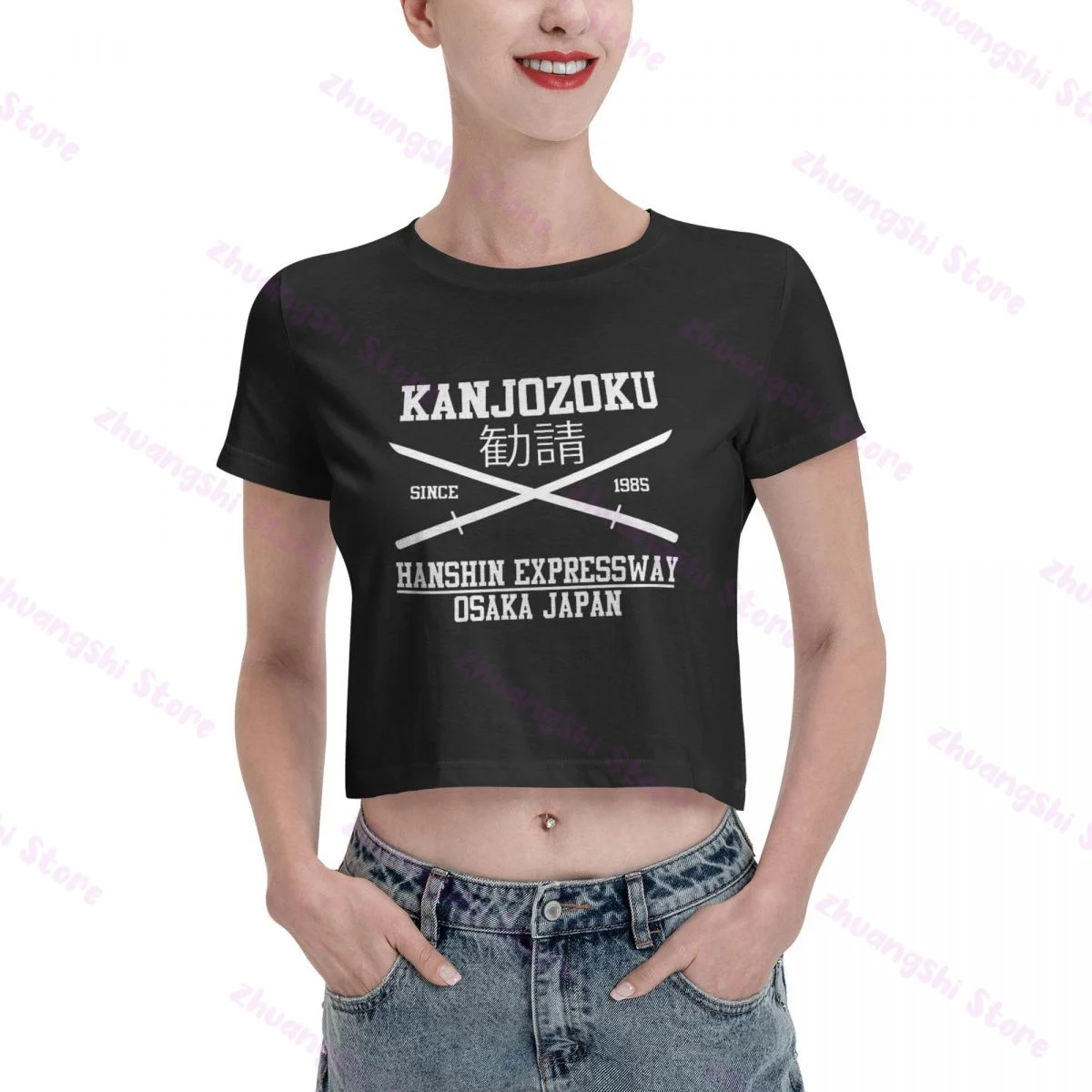 

fashion Kanjozoku Car Racing Women's nine-cent T-shirt