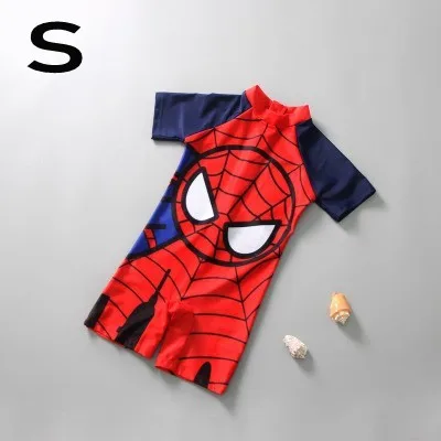 Spider S Рыбы динозавра купальник Панама, пляжная одежда для купания для мальчиков, одежда для купания для девочек, защита от солнца-защита мультфильм отпуск пляжная одежда - Цвет: Spider S