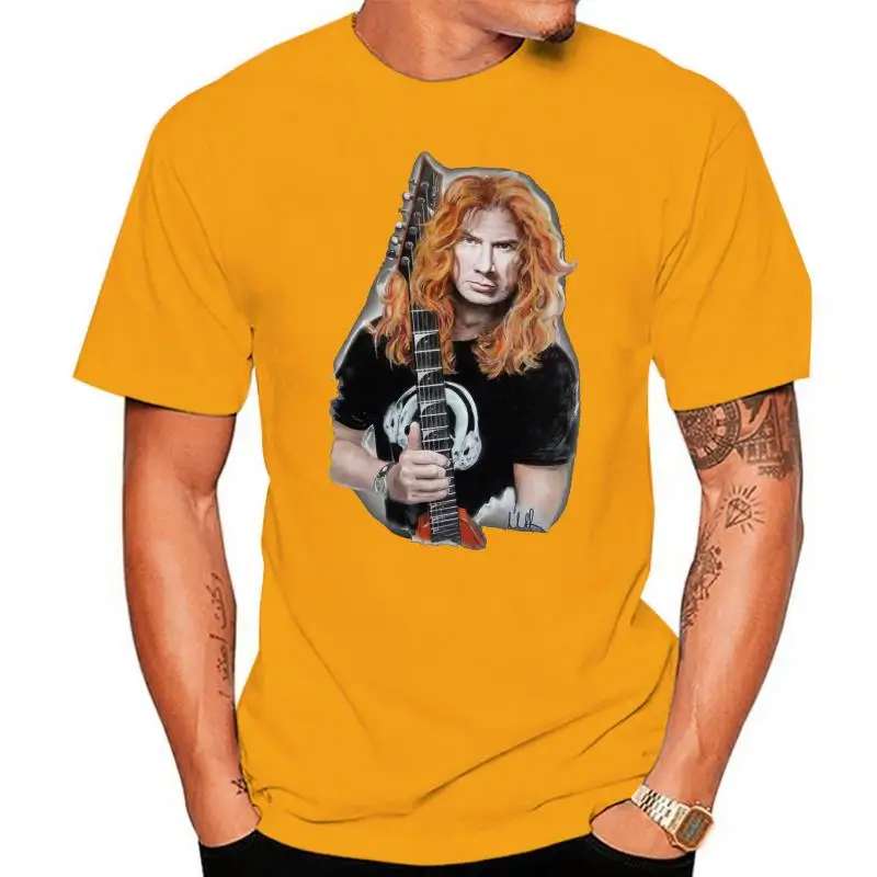 

Men tshirt Dave Mustaine Mens T-Shirt Printed T-Shirt tees top