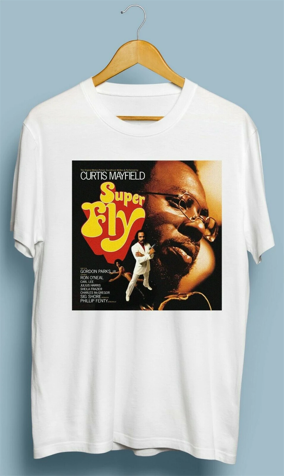 Винтажная Футболка Curti s m ayfield Superfly Размер L XL 2XL Классическая дизайнерская