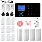 Умная противоугонная система YUPA 3G с Wi-Fi, 2,4 дюйма, цветной TFT ЖК-экран, беспроводная домашняя Противоугонная сигнализация
