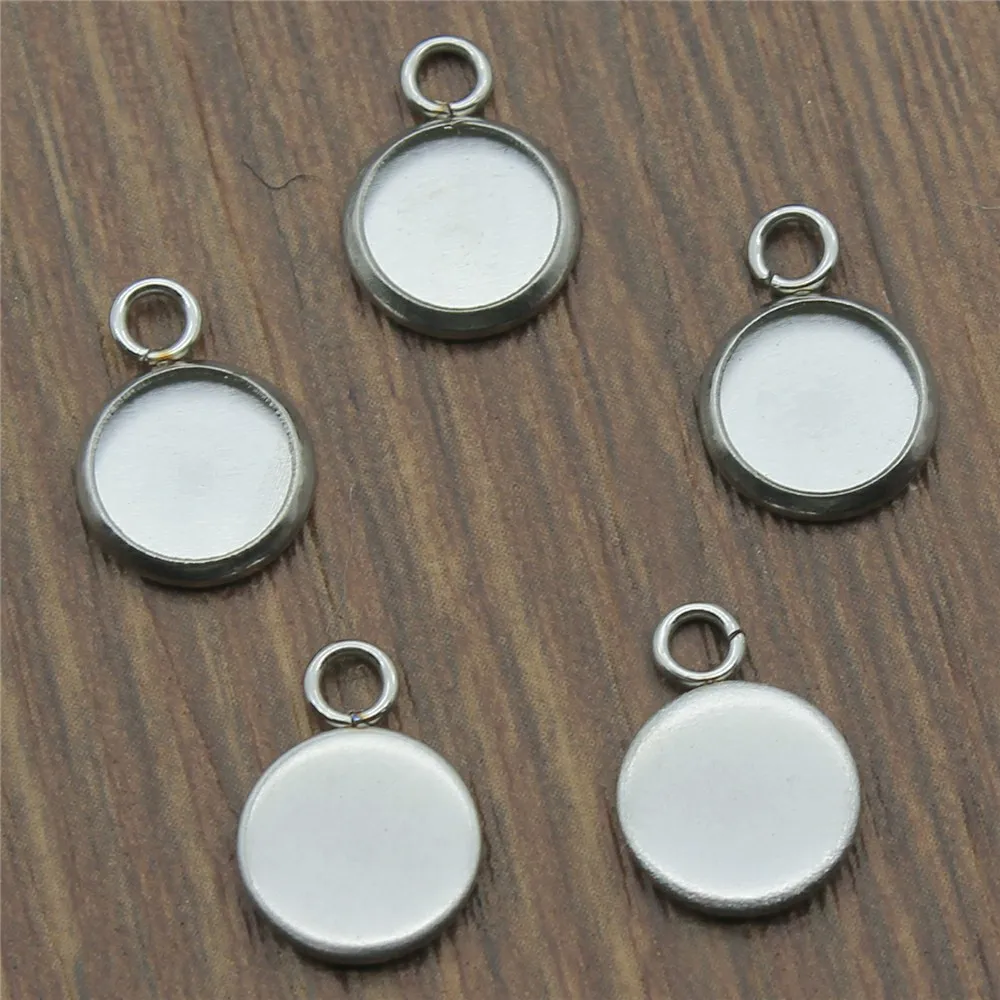 20 шт подходит для 8 ~ 25 мм Кабошон База Установка поднос пустые рамки из