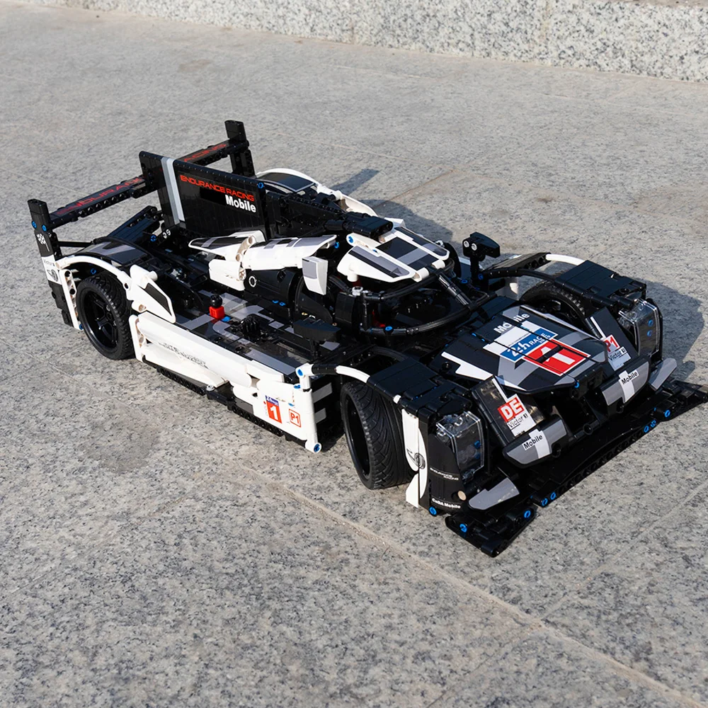 1586 шт. Супер спортивный автомобиль Скорость City Racer RC/Non RC строительный блок