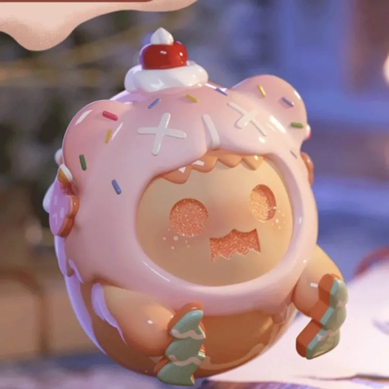 ShinWoo-figura de oso fantasma de la serie de noche de Navidad, modelo Original de caja ciega, regalo, caja sorpresa-5