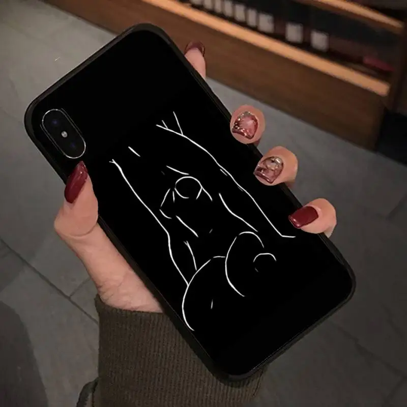 Минималистичный стиль серии Twerk It сексуальный Lineluxury мобильный чехол для Samsung Galaxy