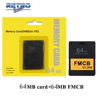 64mb memory crad save game function suit for all ps2 console v1 966 fmcb free mcboot card 8mb16mb32mb64mb