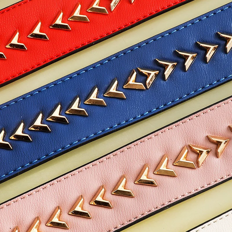 Модная женская сумка аксессуары широкий кожаный ремешок на плечо Geunine V-образная