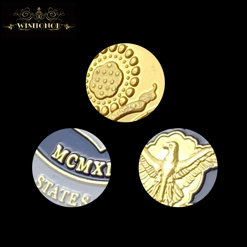 Новые товары 2017 позолоченные монеты армии США военные отдела ВВС для