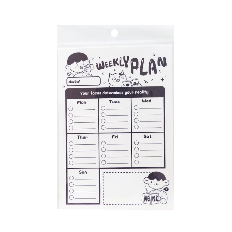 Крафт-бумаги липкий блокнот для заметок канцелярские блокноты листы почтовый