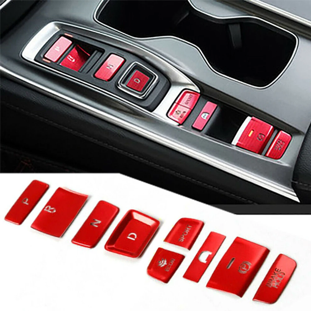 9 шт./компл. кнопка запуска автомобильного стайлинга декоративная рамка