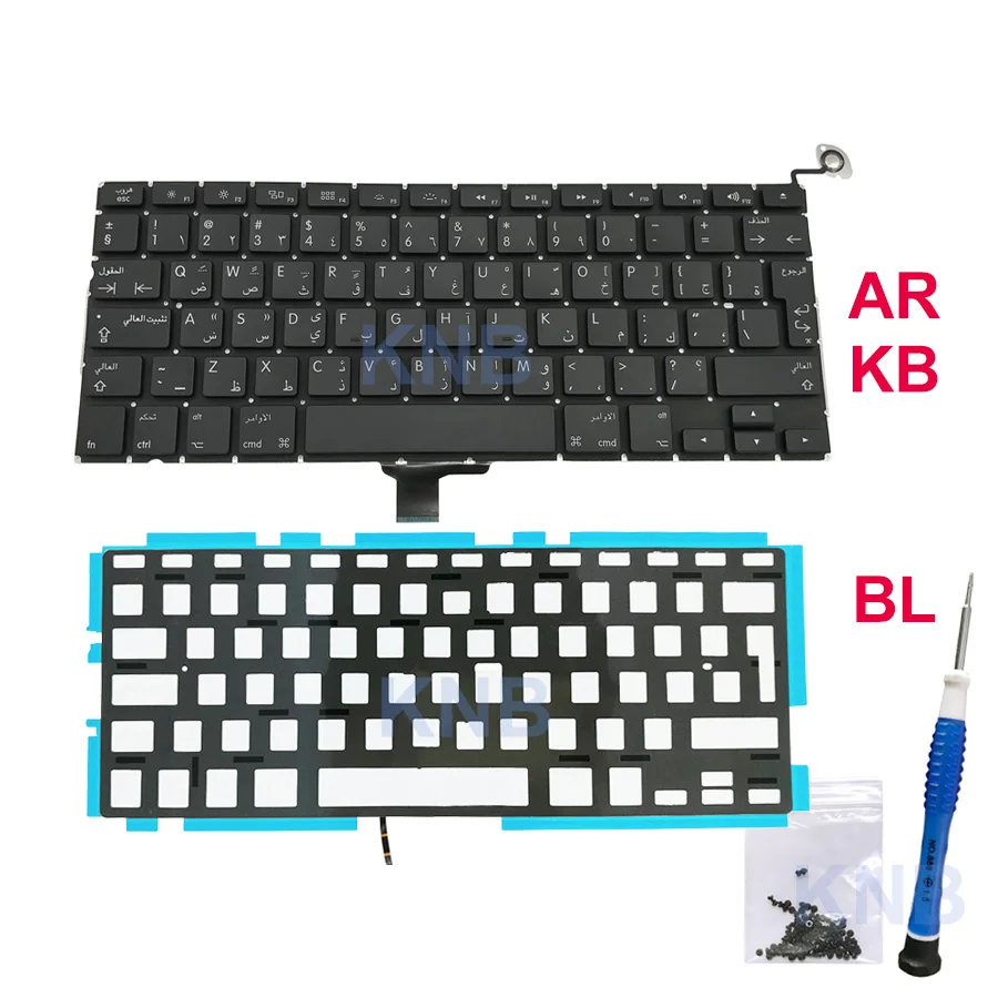 Новинка клавиатура с арабской раскладкой для ноутбука Macbook Pro 13 &quotA1278 2009-2012 Замена
