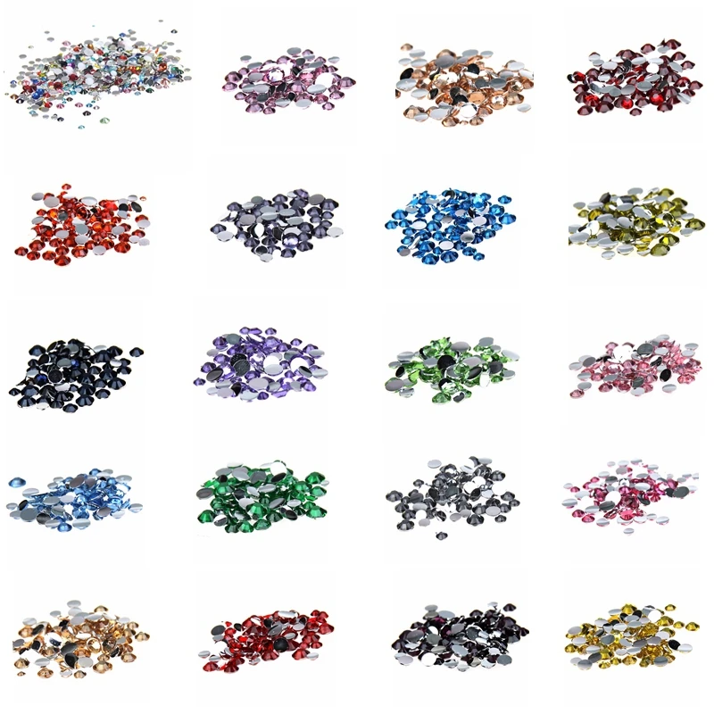 

4mm Diameter Rhinestone Mix Color DIY Handmade Accessories Nail Art/Decoration Decoration Cards Paper Dotted Album New Trinkets