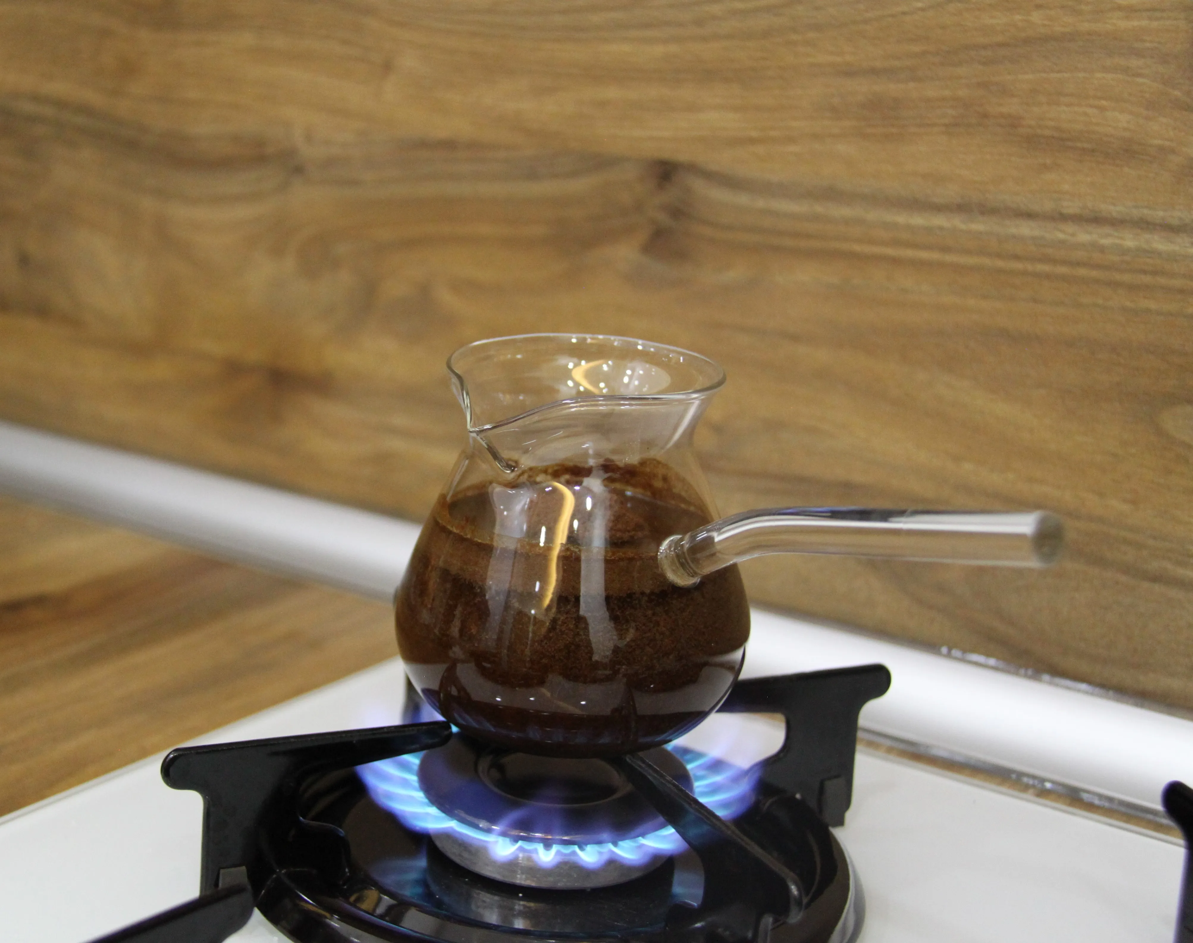 350 мл боросиликатных Стекло Кофе чайник бариста инструменты турецкий греческий