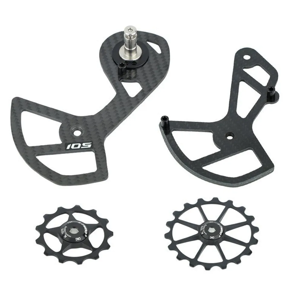 

Road Bike Carbon Fiber Ceramic Bearing Guide Wheel For-Shimano R5800/7000/8000/9100/9150 Cycling Accessories