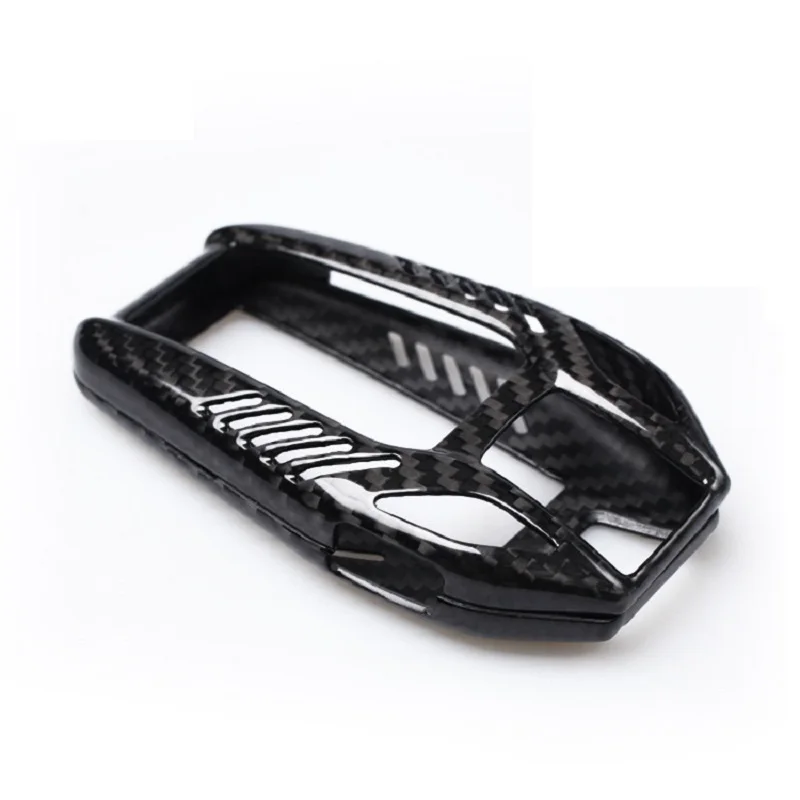 Углеродное волокно автомобиль дистанционного ключа чехол оболочка для ключей BMW