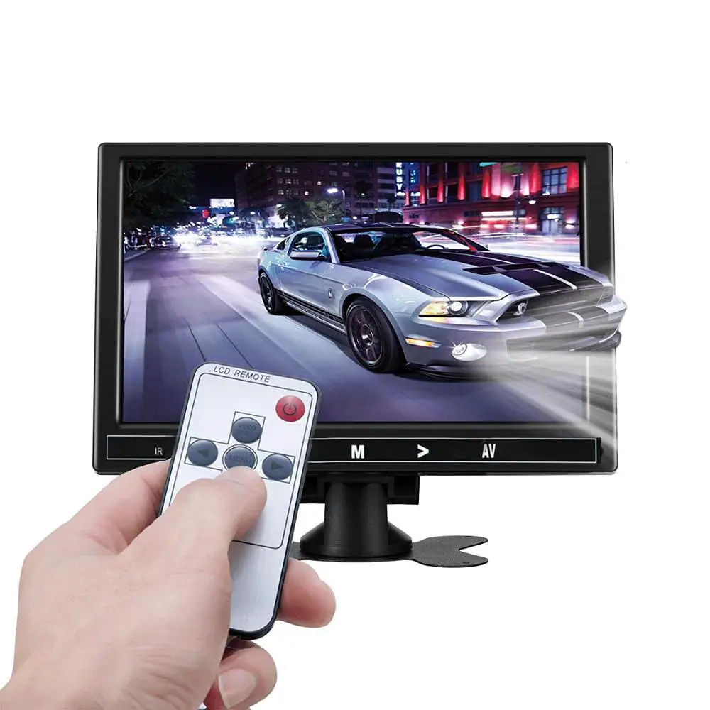 9 дюймов экран HD TFT lcd Портативный 1080x720 разрешение цветной видео монитор с VGA AV HDMI