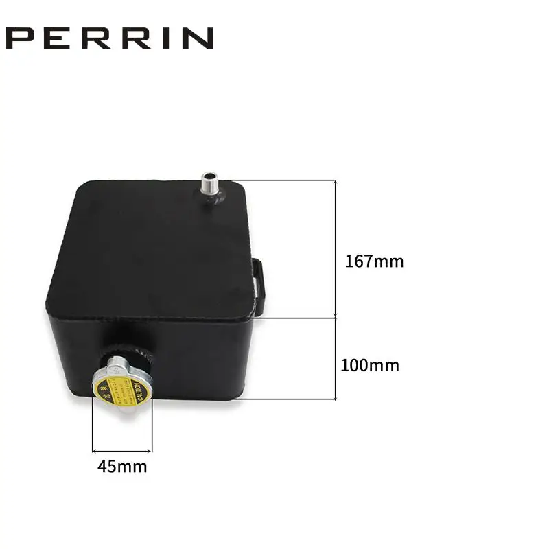

2.5L Aluminum Coolant Radiator Overflow Recovery Water Tank Bottle Reservoir with water cap