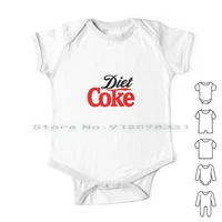 diet coke logo t shirt newborn baby clothes rompers cotton jumpsuits cola diet coke logo logo drink can fanta sprite infant