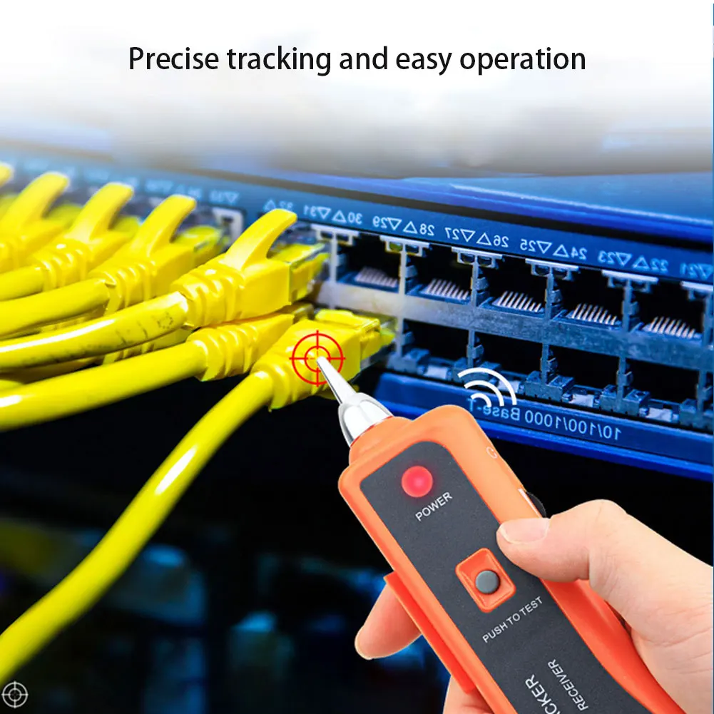 

Network Cable Tester XQ-350 Detector Line Finder Telephone Wire Tracker Multifunction Toner Tracer Tester for Network Checking