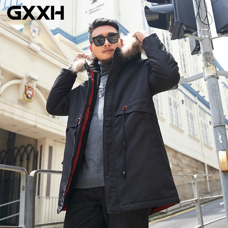 GXXH с буквенным принтом для мужчин Уличная Хип Хоп Толстовки осенние толстовки оверсайз толстовки с капюшоном Красная черная одежда 6XL 7XL