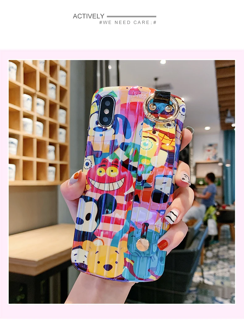 Мягкий чехол для телефона с ремешком на запястье для huawei P30, мультяшный динозавр, монстры, для huawei P20 pro mate20 pro nova 3 4 5, милый чехол