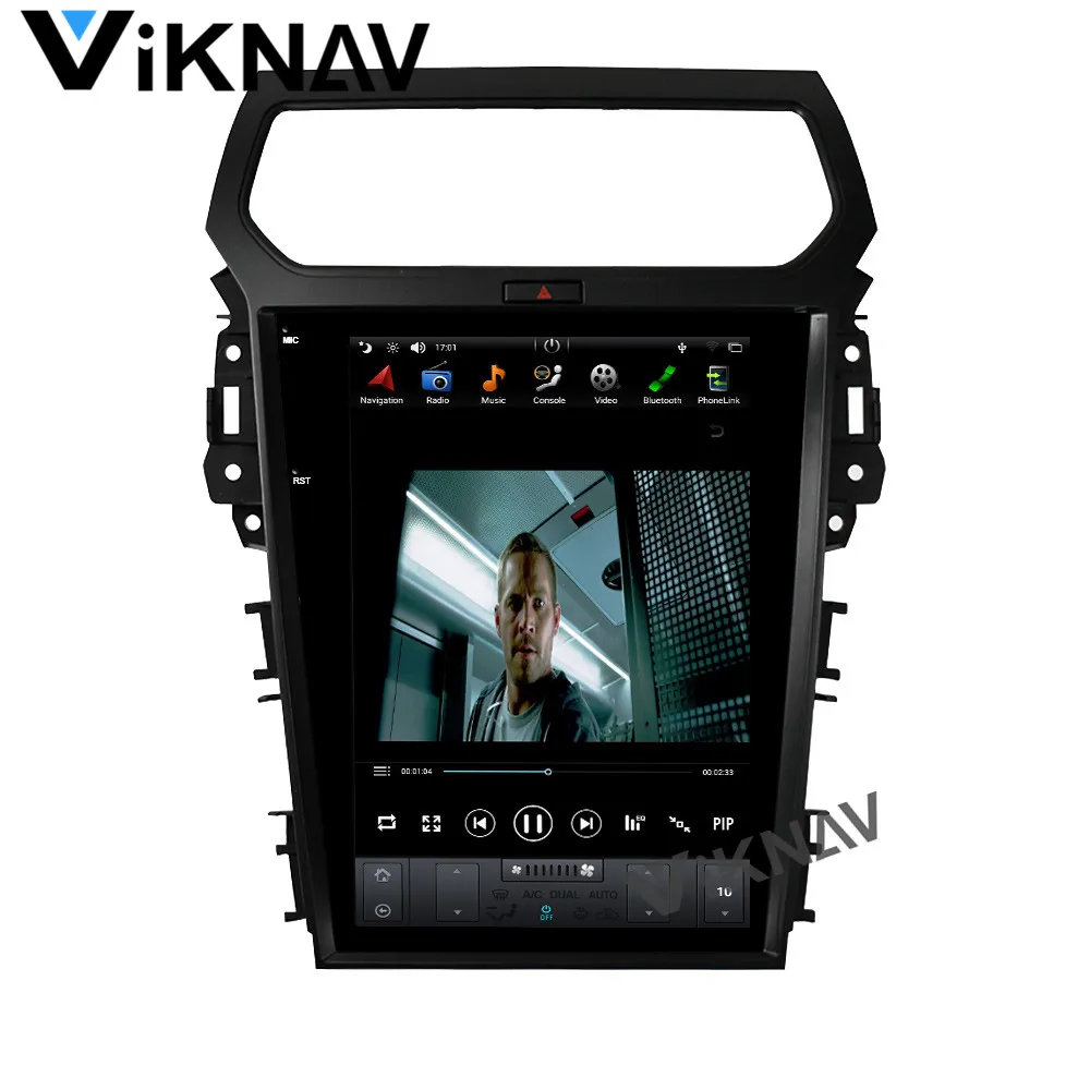 Автомобильный GPS-навигатор с вертикальным экраном для Ford Explorer 2013-2016 12 1 дюймов