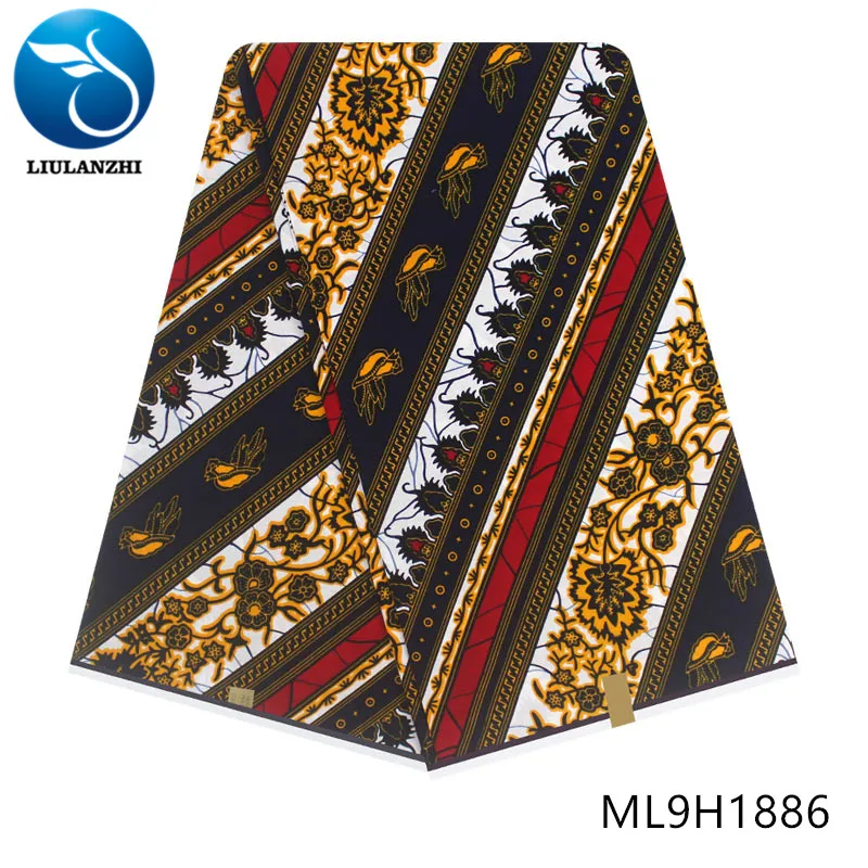 

LIULANZHI (6yards/lot)african wax fabrics Fashion printed pattern ankara wax fabric batik fabric ML9H1870-ML9H1894