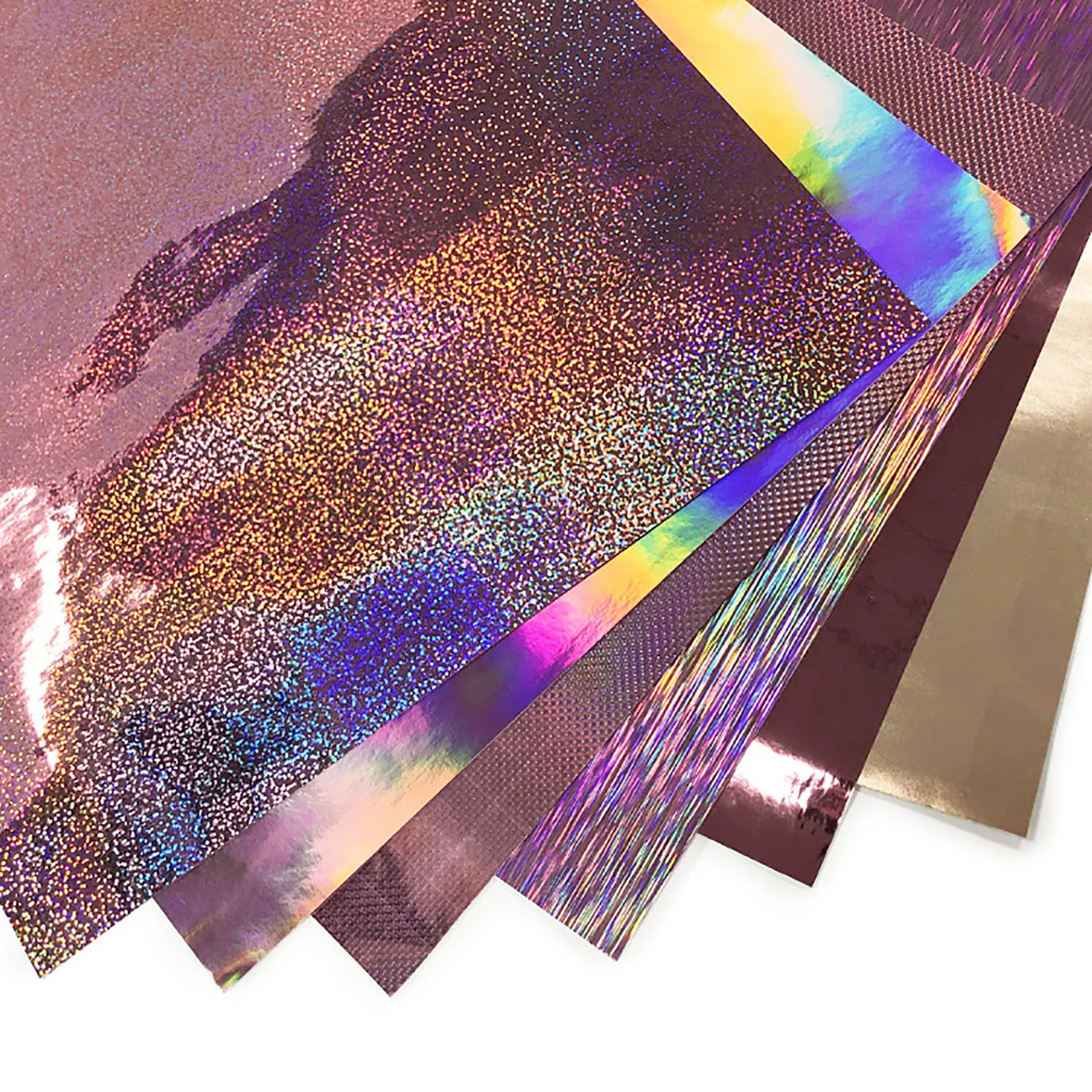 Радужный теплопередающий виниловый рулон Cricut винил розовое золото Пакет