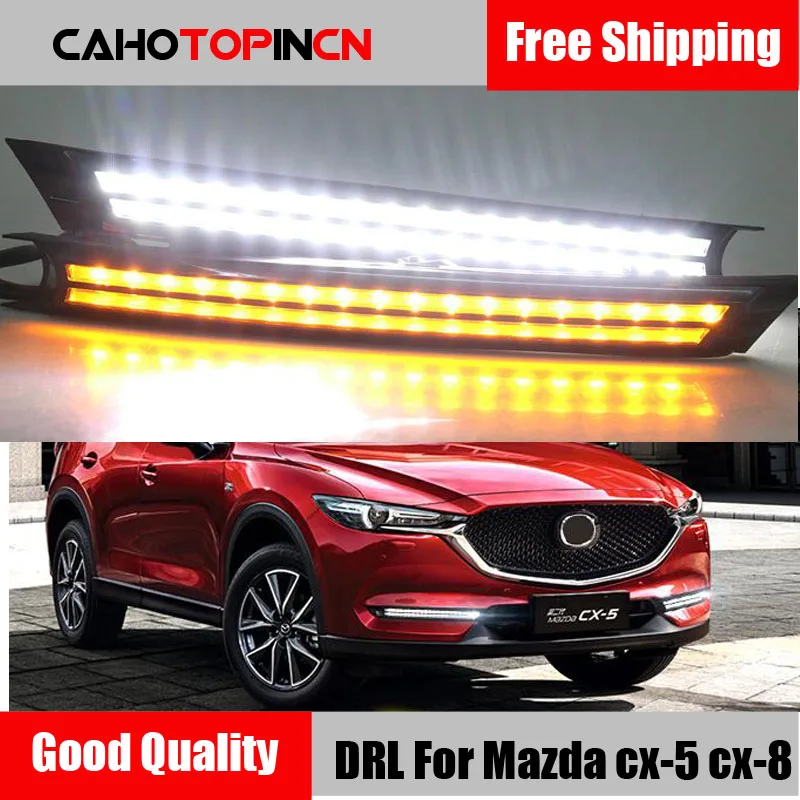 Желтое реле поворота для Mazda CX 5 CX5 2017 2018 Водонепроницаемый Автомобильный
