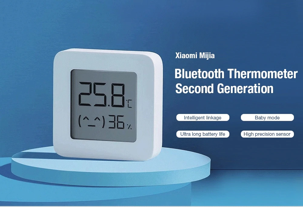 Xiaomi Mijia BT4.0 беспроводные умные электрические цифровые часы для помещений и улицы, гигрометр, термометр, ЖК-измерительные приборы для измерения температуры