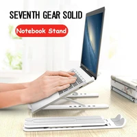 foldable abs laptop tablet stand portable desktop holder mount adjustable laptop accessories for macbook pro air notebook stand