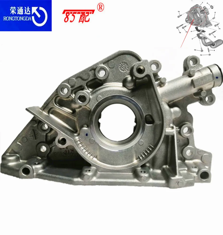 Масляный насос 1001C7 1001E0 1001G7 для Peugeot 307/406/607/807/407 Citroen C4/C5/C8/Picasso двигателя 2 0
