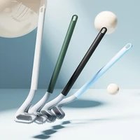 new silicone golf toilet brush for wc drainable toilet brush wall mounted cleaning tools home bathroom accessories sets