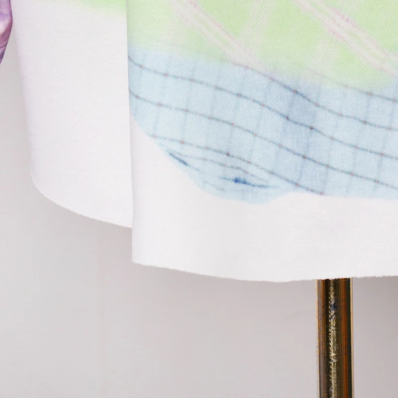 

GALCAUR Hit Color Shirts For Women Lapel Collar Patchwork Plaid Colorful Large Size Designer Blouses Female 2021 Autumn Clothing