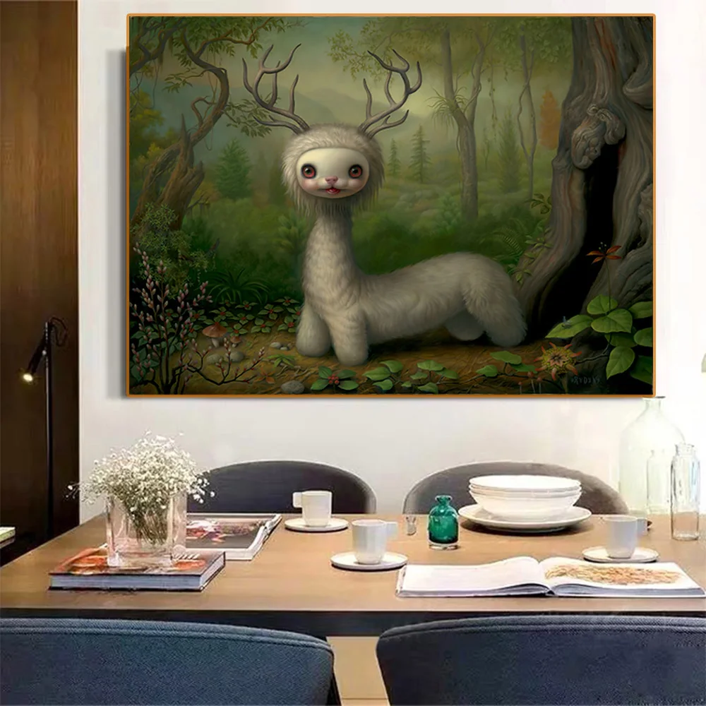Цитон Mark Ryden yoyoshi The лесной дух 2011 Canvas холст картина маслом детская комната