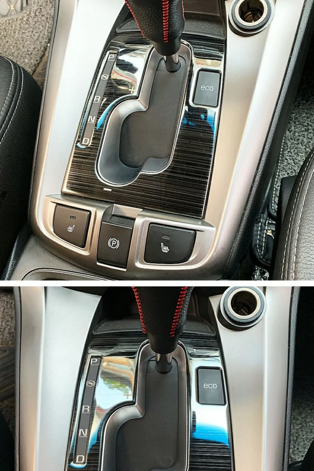 FOR Chevrolet 2011~ Captiva LHD Interior Gear Shift Panel Frame Cover Sticker Trim Decorative Auto Parts Car Styling