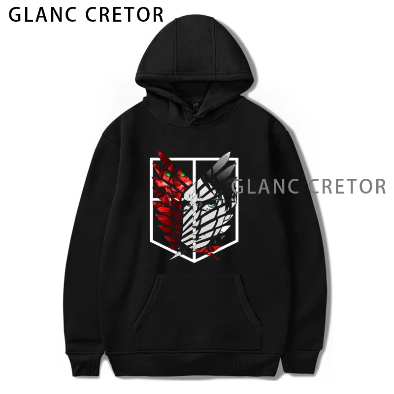 

Attack on Titan Men Female Hoodies Autumn Casual Pullover Sweats Hoodie Fashion Sweatshirts Japan Anime Hip Hop Sweatshirt