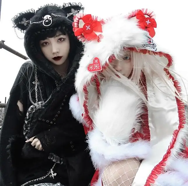 Женский металлический головной убор в стиле панк Кепка с кошачьими ушками