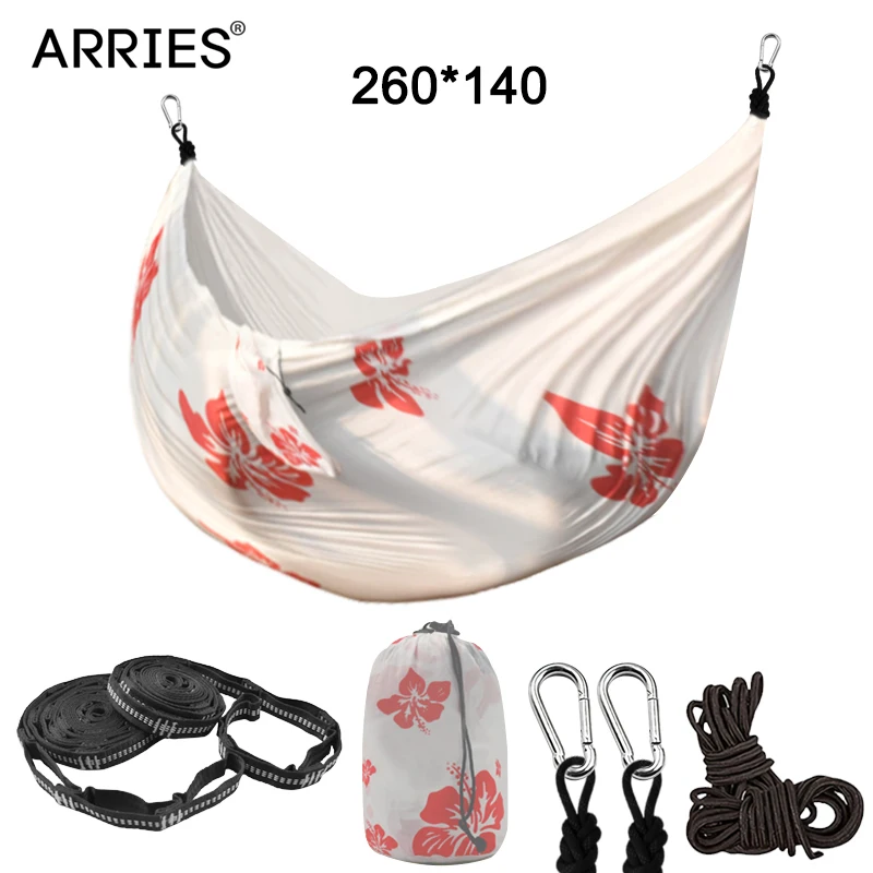 Гамак портативный для кемпинга 260*140 см из нейлона|Гамаки| |