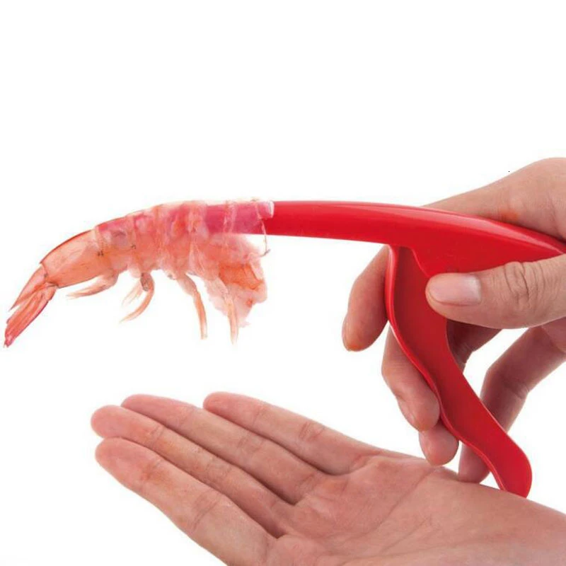 Портативное устройство для чистки креветок Креативные кухонные инструменты