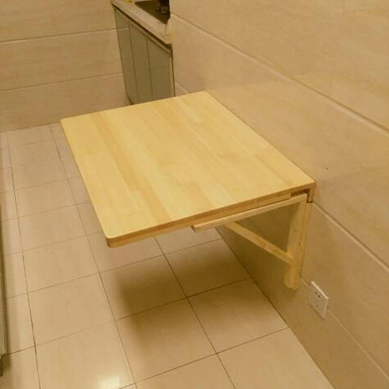 Складной стол из массива дерева планшетофон 120*60 см настенный компьютерный